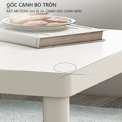 Bàn trà vuông chân tròn GM110