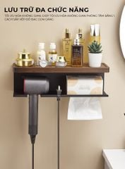 Kệ máy sấy tóc dán tường nhỏ gọn và chắc chắn - GM197