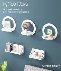 Kệ treo tường gỗ nhựa - IG389