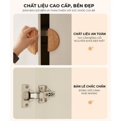 Tủ quần áo trẻ em 4 cánh mở - GP374
