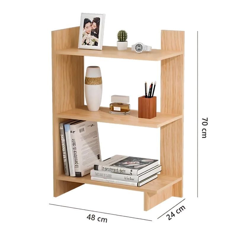 Kệ gỗ góc tường 3 tầng đa năng hiện đại - GP180