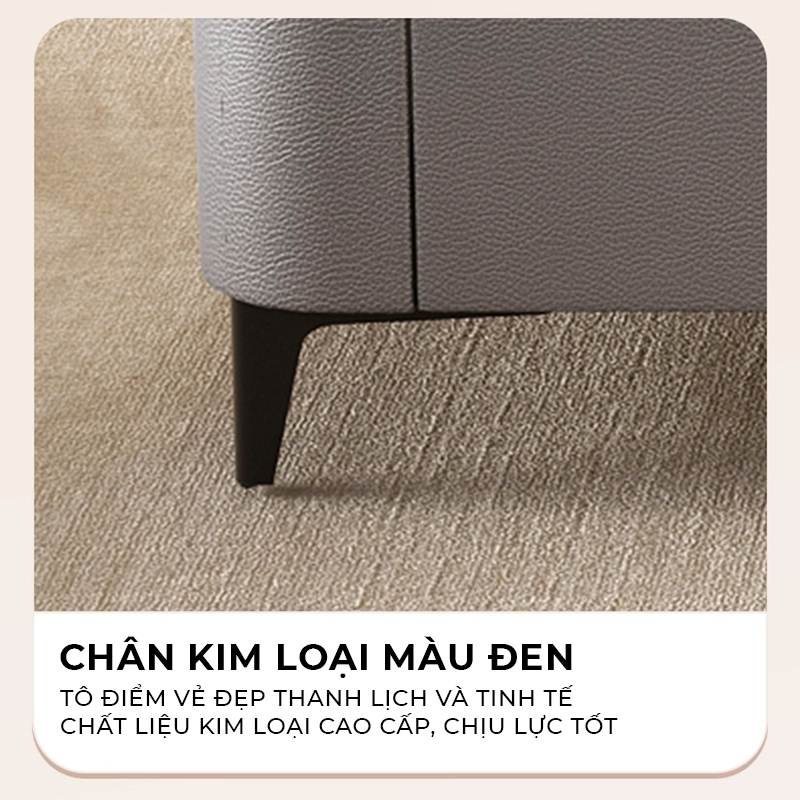 Bàn trà sofa mặt đá có ngăn tủ - GP379