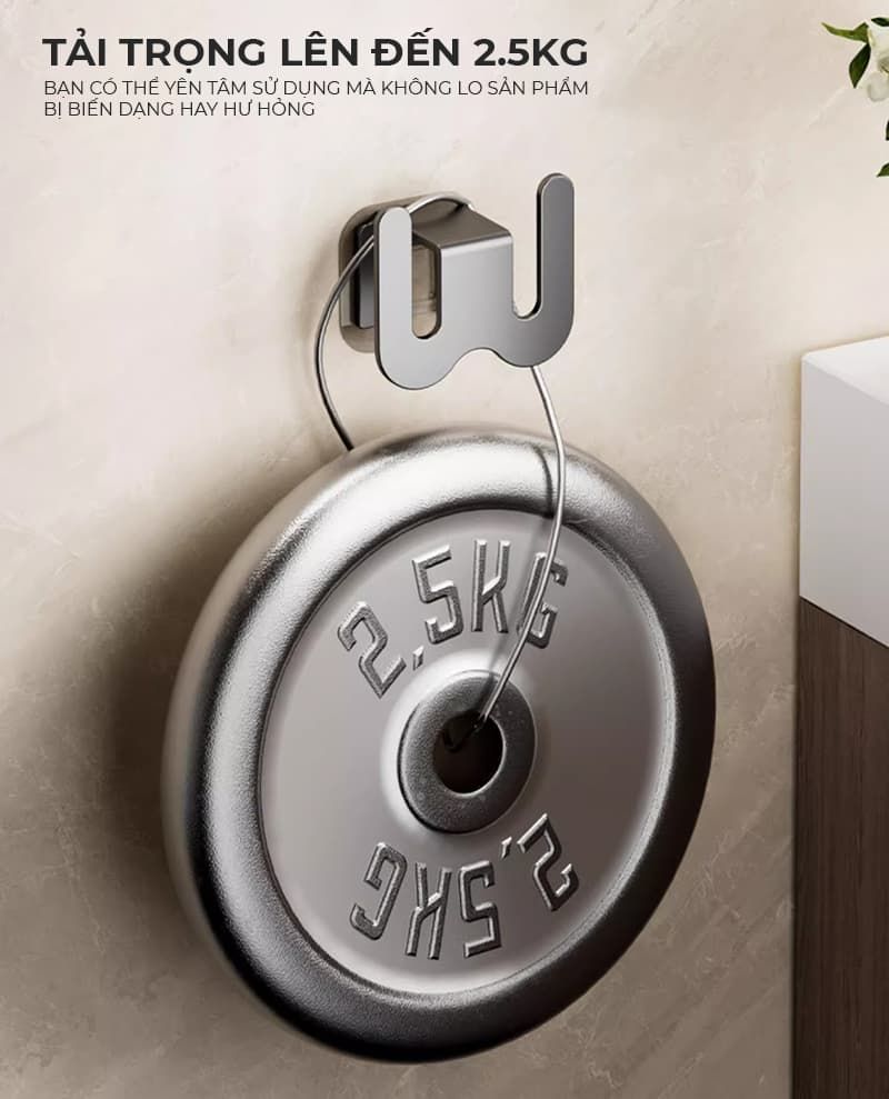 Móc treo dép dán tường chắc chắn, đa dụng - GM198