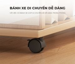 Giá treo quần áo kết hợp gương xoay 360 di động, thiết kế hiện đại, đa năng - GP371