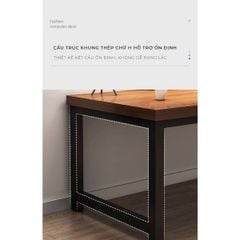 Bàn làm việc khung đen GM166