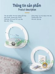 Kệ treo tường gỗ nhựa - IG389