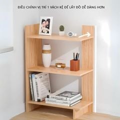 Kệ gỗ góc tường 3 tầng đa năng hiện đại - GP180