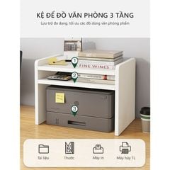 Kệ để bàn văn phòng đa tầng có ngăn đựng máy in - GP193
