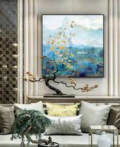 Tranh vuông phong cảnh nghệ thuật - GD-G