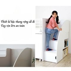 Giường tầng trẻ em kèm bàn học di động - GP365