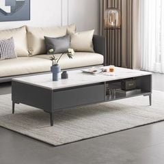 Bàn trà sofa mặt vân đá GP296