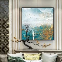 Tranh vuông phong cảnh nghệ thuật - GD-G