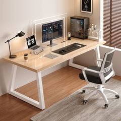 Bàn làm việc gỗ khung chân sắt cao cấp, sang trọng - GM121