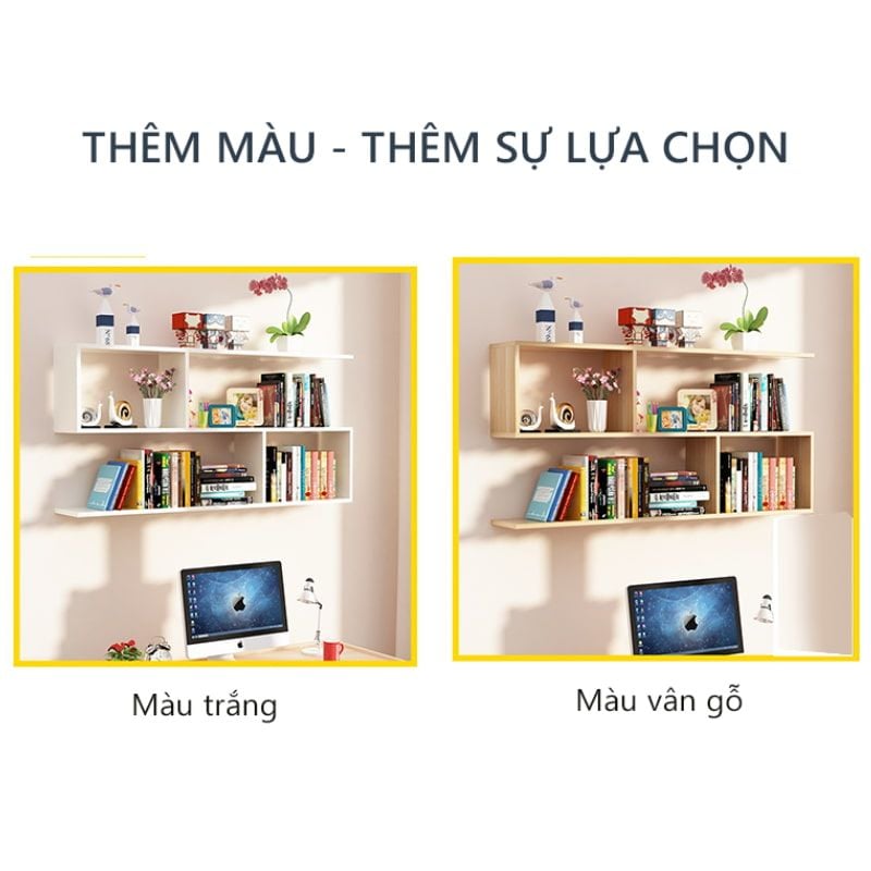 Kệ sách Treo Tường 2 Tầng GP13