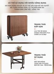 Bàn ăn thông minh gấp gọn - GM107