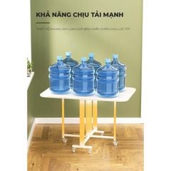 Bàn ăn thông minh gấp gọn full trắng - GM194
