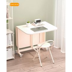 Bàn ăn thông minh gấp gọn full trắng - GM194