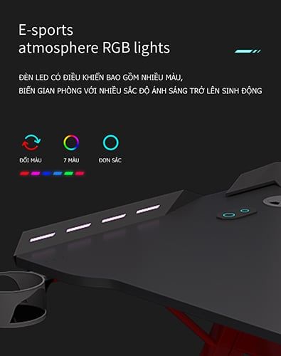Bàn Gaming Chữ Z Hoàn Hảo Chuyên Nghiệp GM74