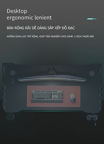 Bàn gaming chữ K GM70