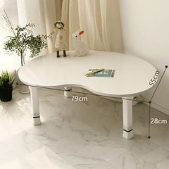 Bàn trà sofa phòng khách hình hạt đậu GA04