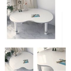Bàn trà sofa phòng khách hình hạt đậu GA04