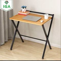 Bàn làm việc chân sắt gấp gọn GM11