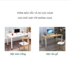 Bàn Làm Việc Chân Sắt Tròn GM62