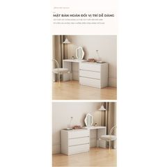 Bàn làm việc kèm tủ đựng đồ đa năng, hiện đại - GP325
