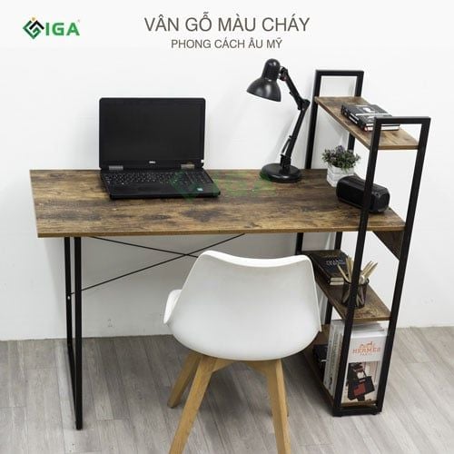 Bàn làm việc kết hợp kệ sách GM12