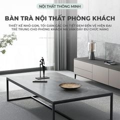 Bàn trà sofa vân đá sang trọng GM150