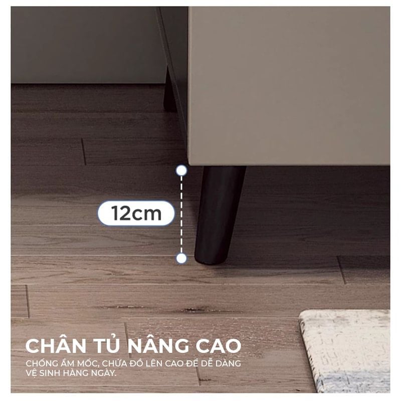 Bàn trang điểm đen trắng hiện đại - GP367