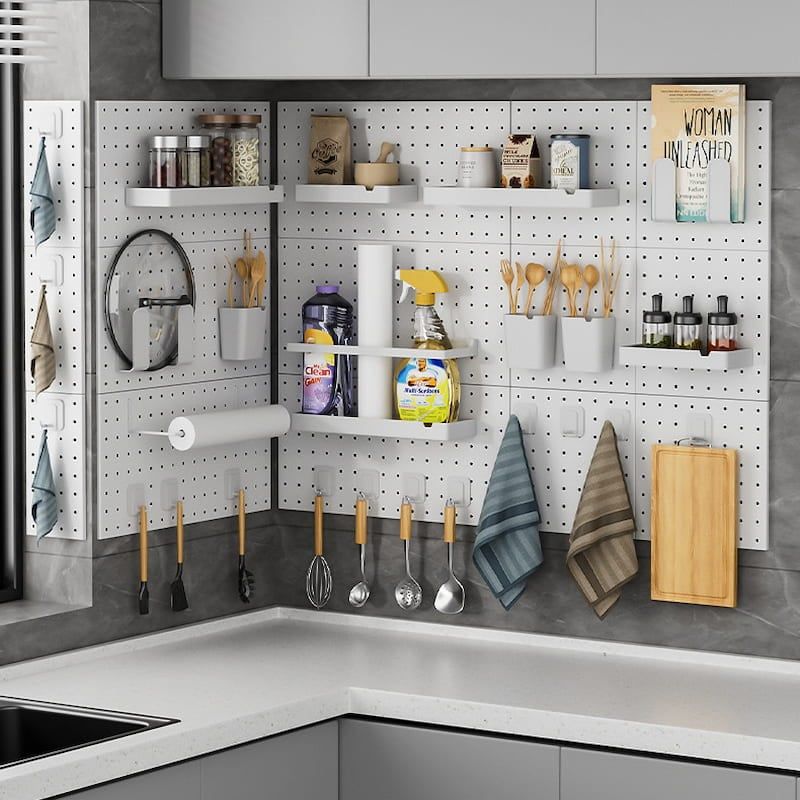 Bảng Pegboard dán tường đa năng, tiện lợi - GM170