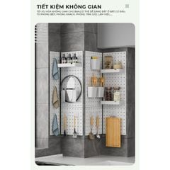 Bảng Pegboard dán tường đa năng, tiện lợi - GM170
