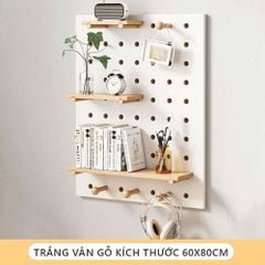 Bảng PEGBOARD gỗ đựng đồ decor xinh xắn - GP295