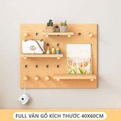 Bảng PEGBOARD gỗ đựng đồ decor xinh xắn - GP295
