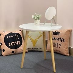 Bàn trà vintage mặt tròn 50M - BO50M
