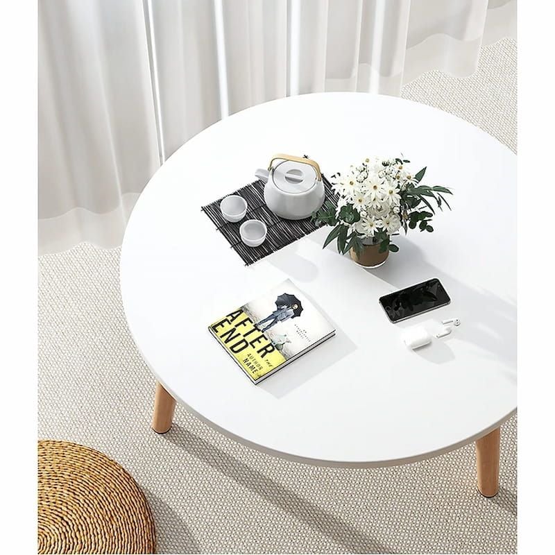 Bàn trà vintage mặt tròn 50M - BO50M