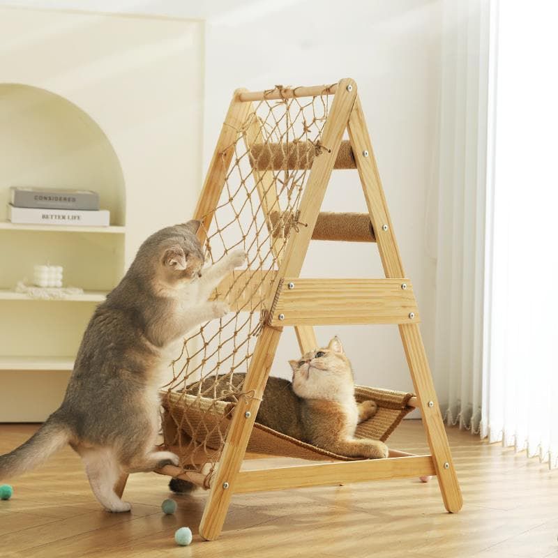 Cây trèo cho mèo tích hợp nhiều chức năng, dễ dàng lắp đặt - GU7
