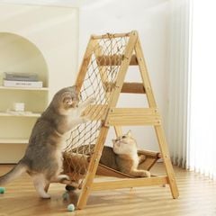 Cây trèo cho mèo tích hợp nhiều chức năng, dễ dàng lắp đặt - GU7