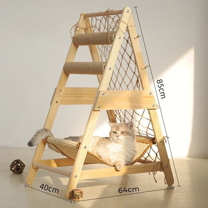 Cây trèo cho mèo tích hợp nhiều chức năng, dễ dàng lắp đặt - GU7