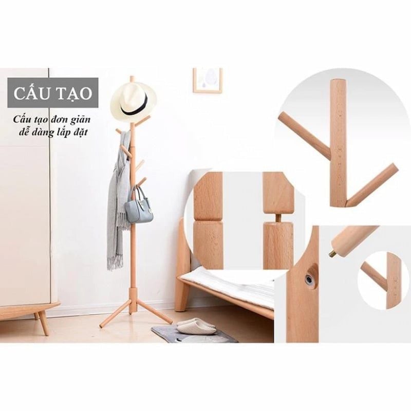 Cây treo quần áo nhỏ gọn, đa năng - GP60