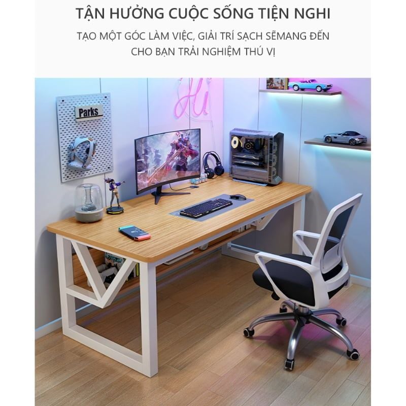 Bàn gaming chữ M GM68