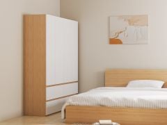 Combo phòng ngủ có tủ lớn + bàn kiểu Bắc Âu - CONCEPT.05