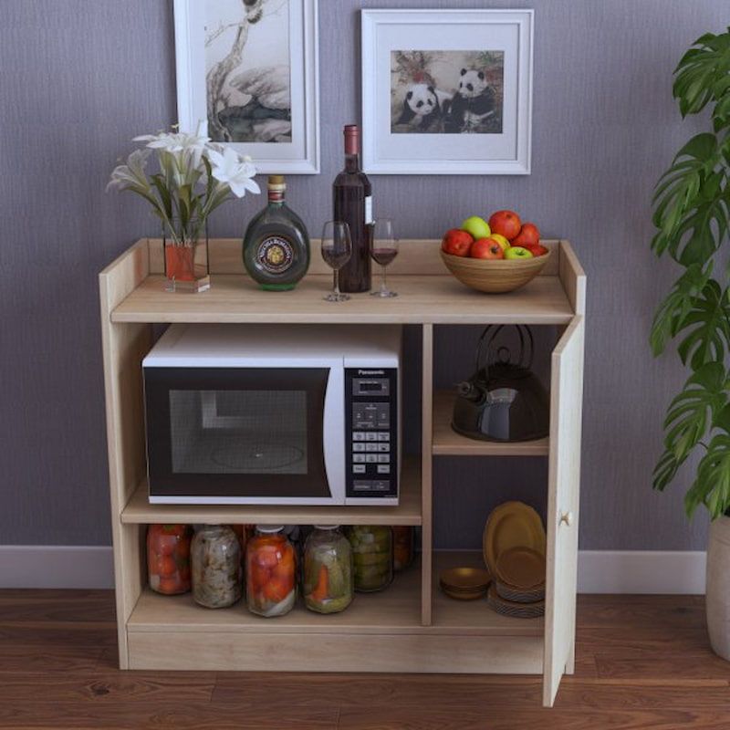 Tủ nhà bếp 1 cánh có kệ đa năng, hiện đại - GP38