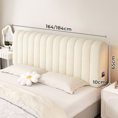 Đệm đầu giường phòng ngủ full trắng sữa - GC49A