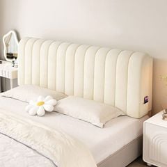 Đệm đầu giường phòng ngủ full trắng sữa - GC49B