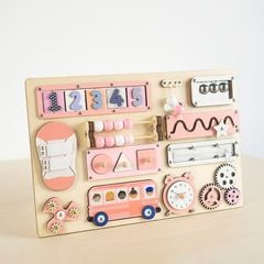 Bảng bận rộn tích hợp 12 món đồ chơi cho bé - TOY01
