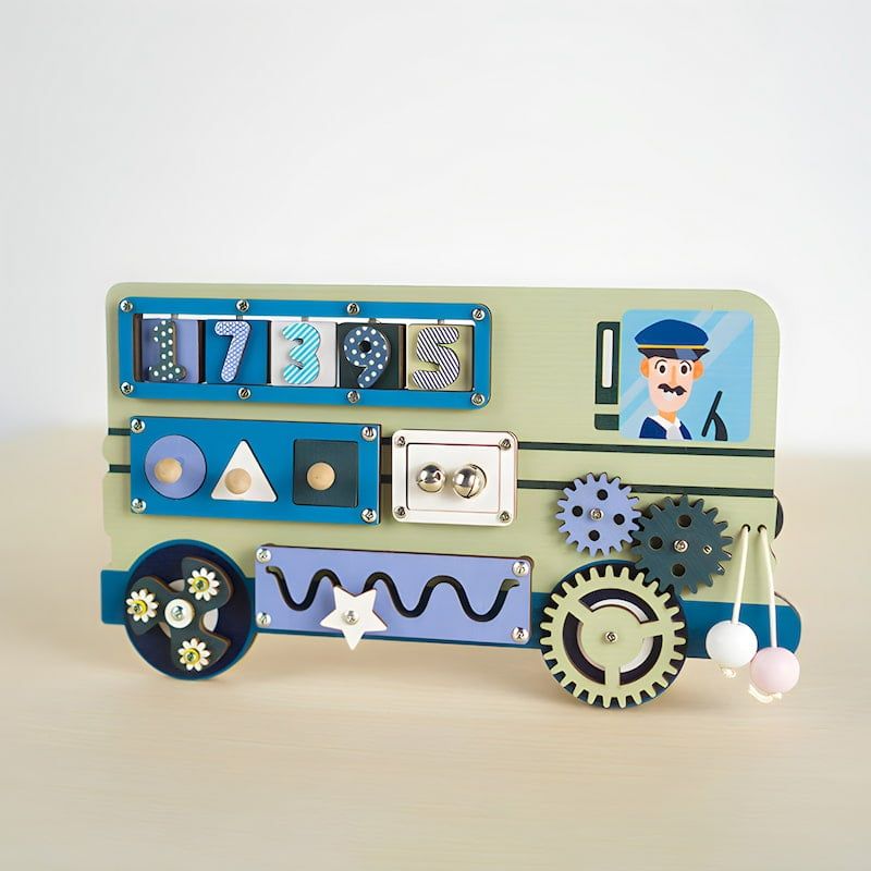 Bảng đồ chơi xe bus thông minh cho trẻ - TOY02