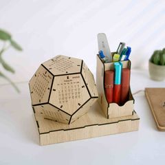Lịch gỗ đa diện để bàn - TOY27