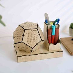 Lịch gỗ đa diện để bàn - TOY27
